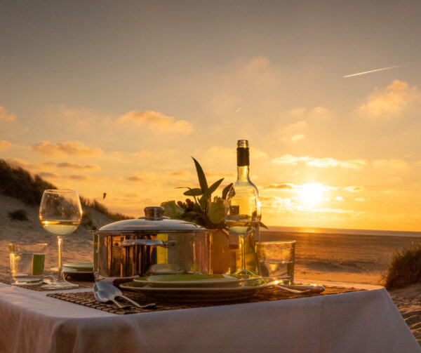 Diner romantique sur la plage