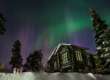 Aurores boréales en Laponie