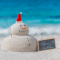 bonhomme de neige sur plage